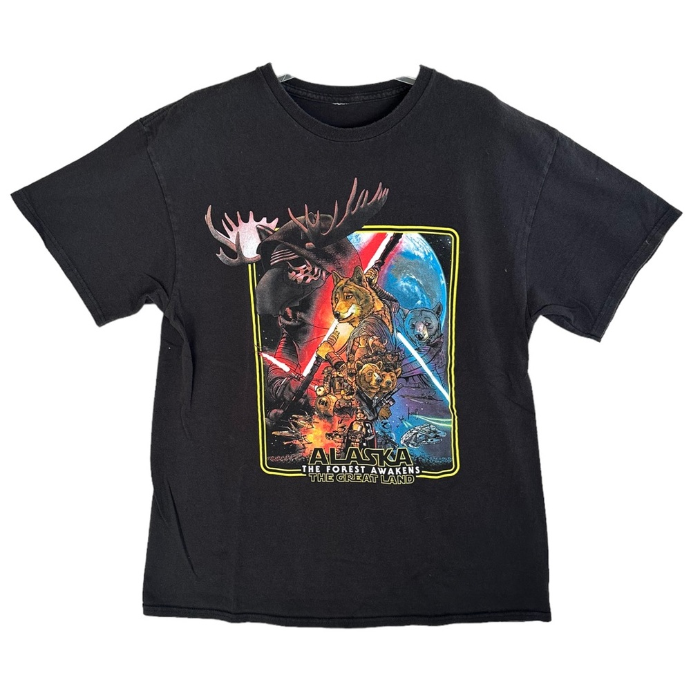 Star Wars T Shirt The Forest Awakens Mens Size Small The Great Land